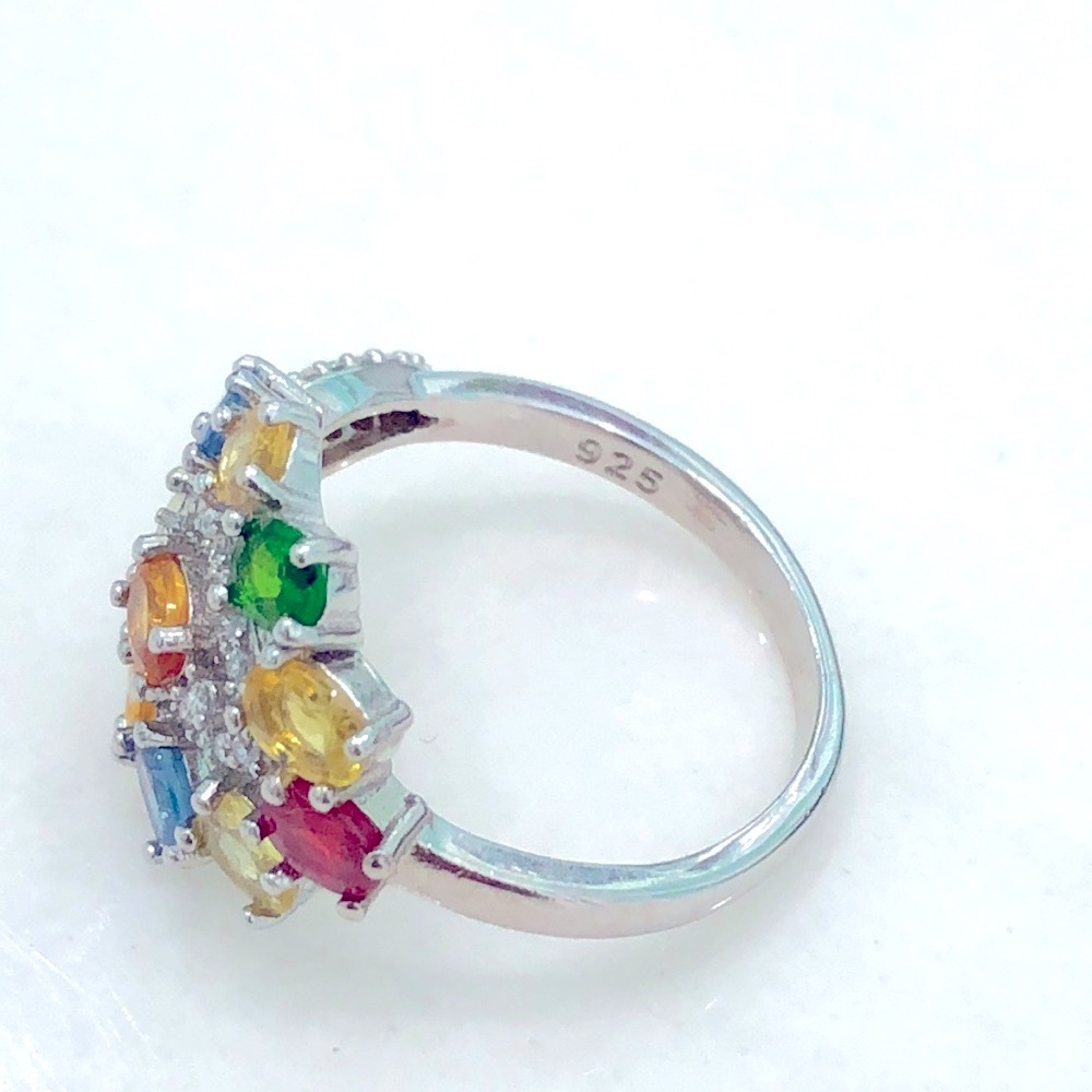 HP🔥Genuine Sapphires 14KGP Ring - Picture 5 of 6